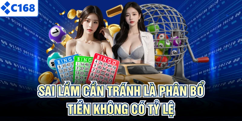 Sai lầm cần tránh là phân bổ tiền không có tỷ lệ
